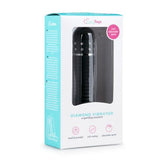 Easytoys Mini Vibrator Geribbeld - Zwart - PlayForFun